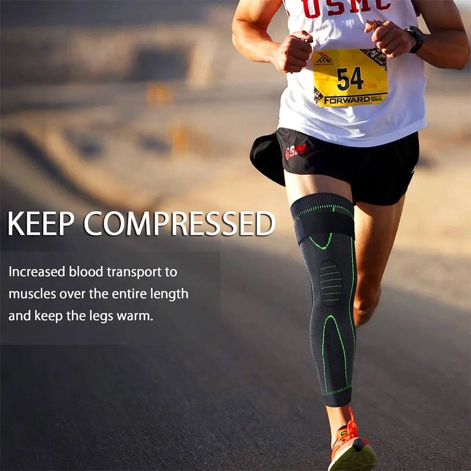 Compression Knee Pad With Strap, Long Full Legs Sleeve, Arthritis Relief Running Gym Sport Knee Pad, Elastic Long Kneepad Brace, Warm Belt Knee Massager, Leg Self Heating Support Knee Pad Compression Knee Pad With Strap, Long Full Legs Sleeve, Arthritis Relief Running Gym Sport Knee Pad, Elastic Long Kneepad Brace, Warm Belt Knee Massager, Leg Self Heating Support Knee Pad